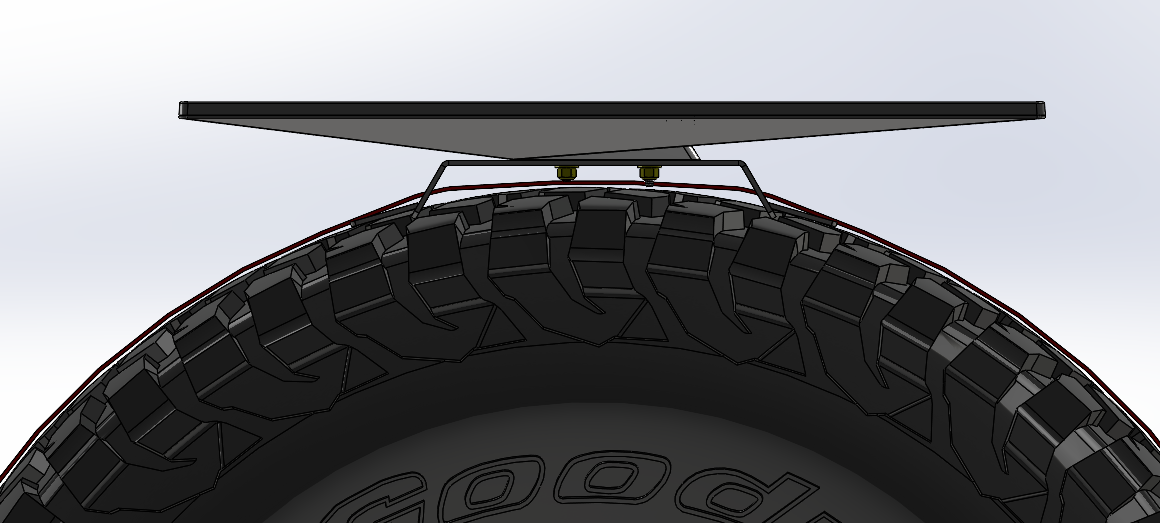 Single Strap Tire Mount for Starlink Standard