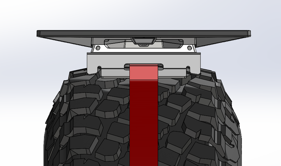 Single Strap Tire Mount for Starlink Standard