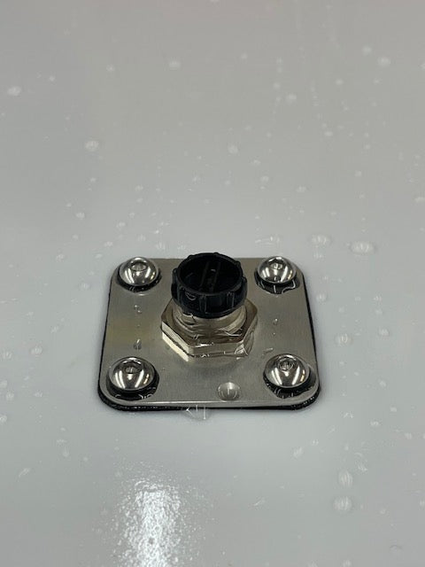 Network Connector - Flanged Female Socket with Bulkhead Plate Kit