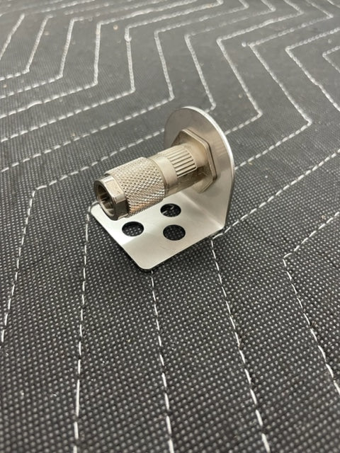 Network Connector - Flanged Female Socket with 90deg Mount Plate Kit